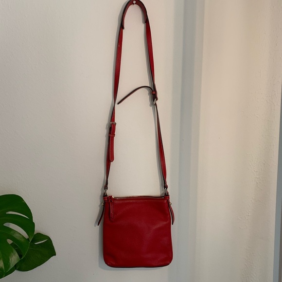 DOONEY & BURKE Red Leather Bag - Picture 4 of 4